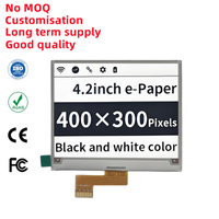 4.2 Inch Black White And Red Electronic Paper Ink Screen 400 * 300 Electronic Signage Display Screen EPD Ink Screen