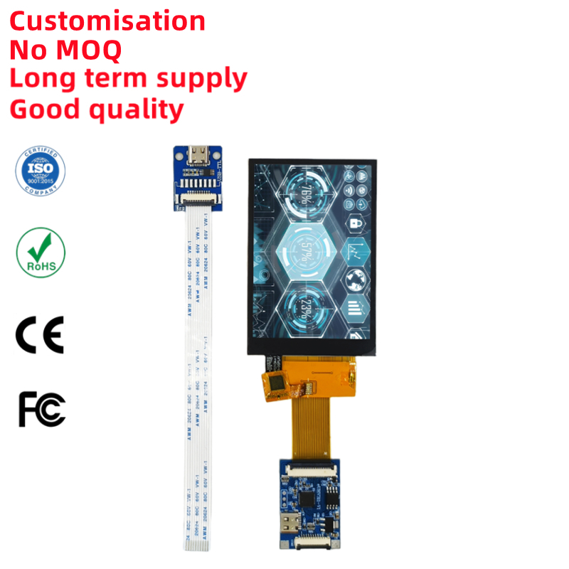 3.5 Inch Lcd Touch Serial Display 320 * 480 with UART Board Programmable Intelligent Screen Kit