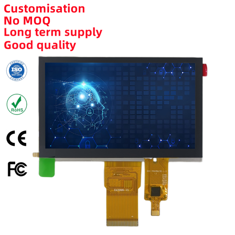 4.3 Inch Lcd Touch Display 480 * 272 Resolution MCU Interface IPS Full View Screen 4.3-inch Touch Screen Lcd Module