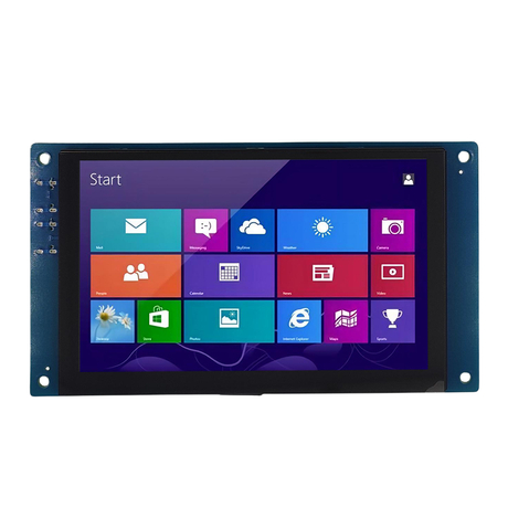 5 Inch TTL Serial Port Screen 800 * 480 LCD Touch Screen Smart Panel RS485 RS232 Serial Screen Module Kit